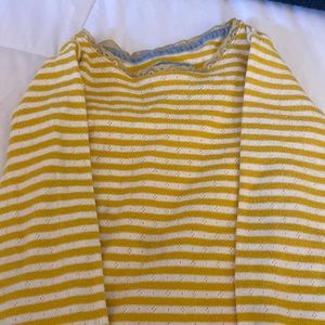 Golden stripe long sleeve shirt